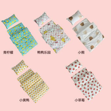 台灣出貨 棉花娃娃床品三件套20cm傢俱公主鋪娃屋配件娜莉小熊枕頭被子床褥