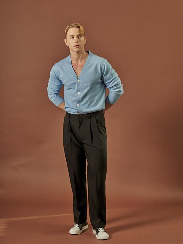CA002 Basic Cardigan Sky Blue