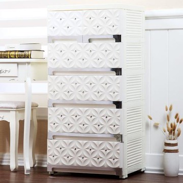 品雅一派收納柜歐式抽屜式儲物柜客廳寶寶衣柜兒童整理柜五斗柜子