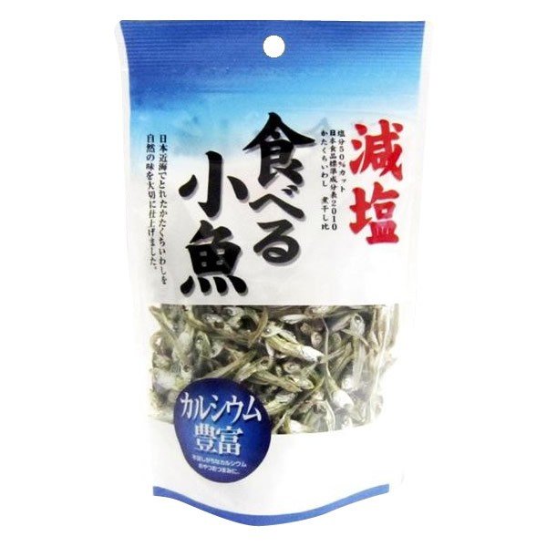 フジサワ　日本産　減塩　食べる小魚(60g)　×10セット　割引不可