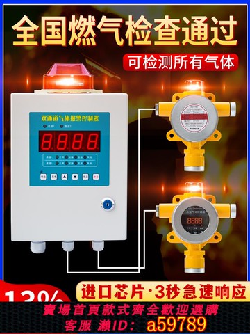 【廠家直銷 可打統編】可燃氣體報警器探測器工業商用液化氣天然氣油漆濃度氣體檢測儀