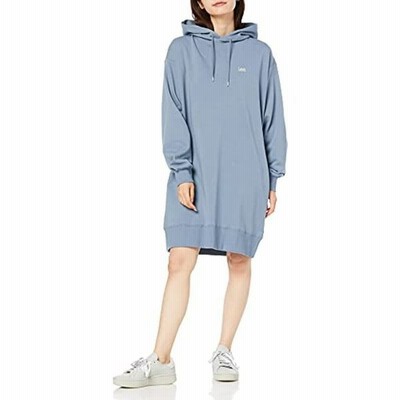 Lee リー ワンピース Hoodie Dress レディース ブルー S 通販 Lineポイント最大get Lineショッピング