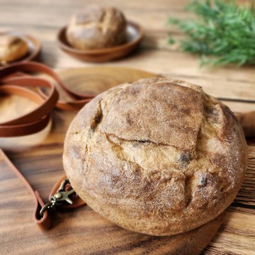 擬真羊毛氈歐式雜糧麵包-中斜揹包