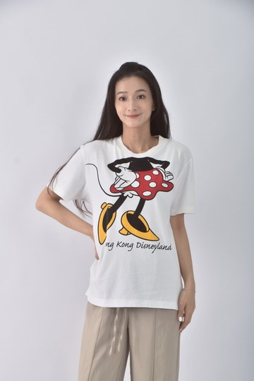 (M) disney棉質純棉米奇白色短袖上衣