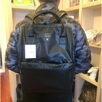 台灣公司貨 免運 日本樂天雙肩包alleno防水男女媽咪包休閑旅行包情侶電腦書包pvc 快速發貨