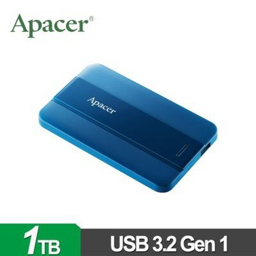 宇瞻 Apacer AC237 1TB (活力藍) 2.5吋行動硬碟
