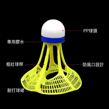 尼龍防風羽毛球 #羽球 #結實耐用 #不變形 #防風 #標準規格 #練習羽球