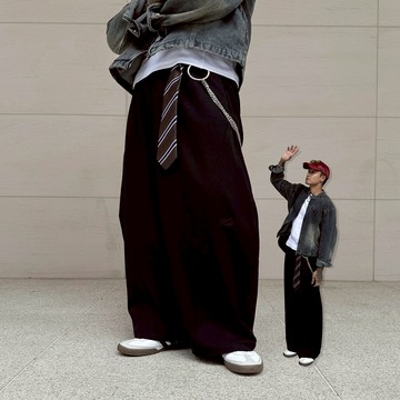 TOP_KOREA 正韓 彎刀闊腿西裝褲 J1800