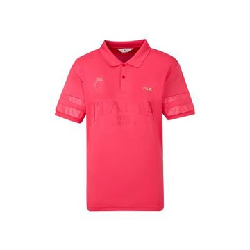 FILA 男短袖POLO衫-紅色 1POA-1731-RD