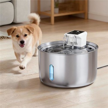 全不銹鋼充電寵物飲水機7L大容量狗碗不插電循環自動水貓咪碗新款
