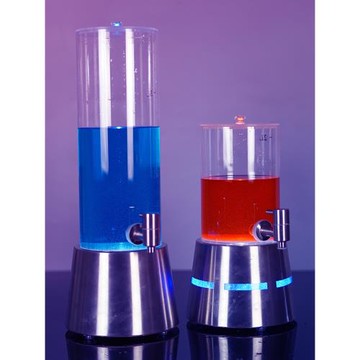 不銹鋼冰柱酒炮酒吧KTV啤酒桶扎啤機商用出酒器充電LED發光可樂桶