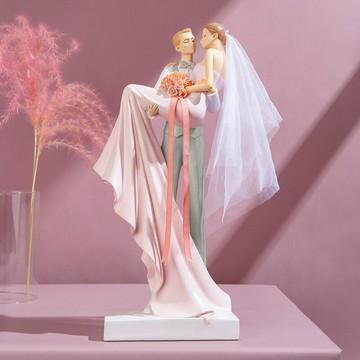 ?快速出貨 房間擺設 玄關收納 鑰匙收納 桌上收納歐式結婚禮物送閨蜜一對情侶影樓裝飾品新婚實用情人節婚房擺件