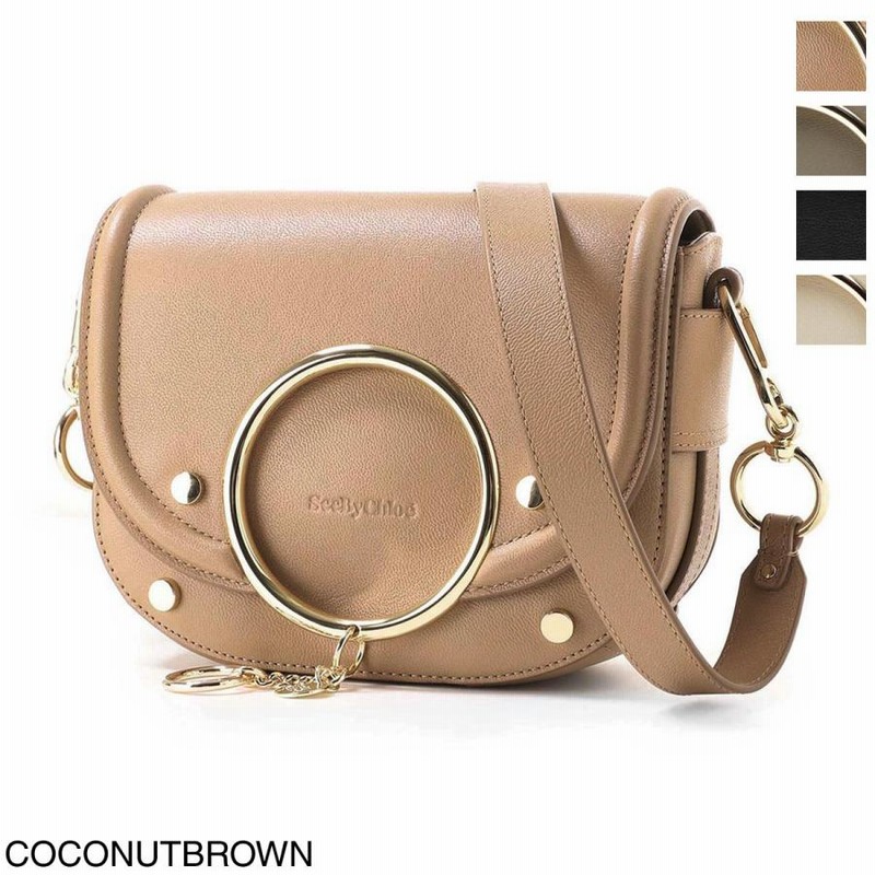 シーバイクロエ SEE BY CHLOE ショルダーバッグ MARA クロスボディバッグ レディース  chs19wsa29388-205-coconutbrown | LINEショッピング