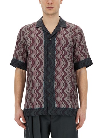dries van noten printed shirt