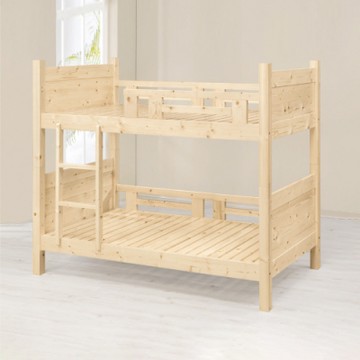 AS DESIGN雅司家具-亞利松木實木雙層床-110x202x176cm