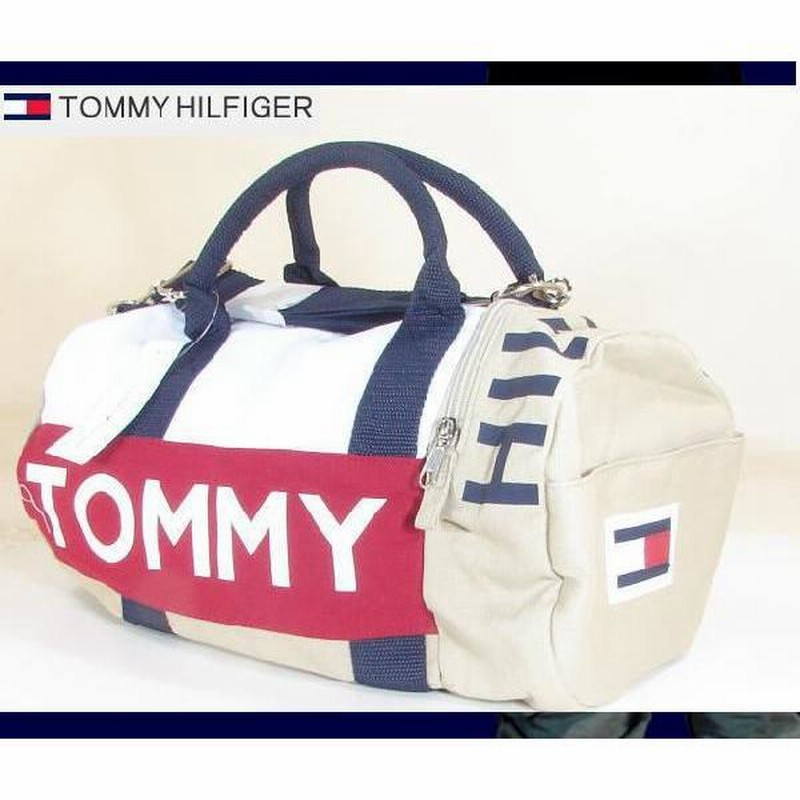 TOMMY HILFIGER (トミーヒルフィガー) ドラム型 ミニボストンバッグ