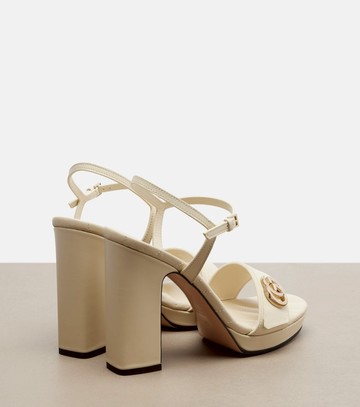 Gucci New Marmont GG leather sandals