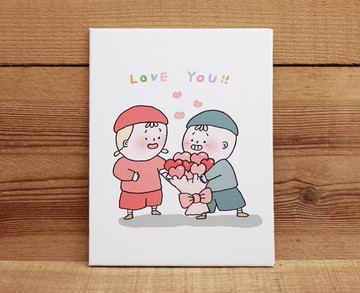 【卡片-加厚卡】 一零加厚萬用卡(LOVE YOU)26033 附信封