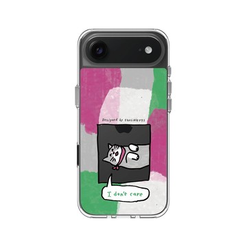 iPhone Air Clear Case（相機按鈕） 透明 - 小犬工作室 The little K9s - I dont care