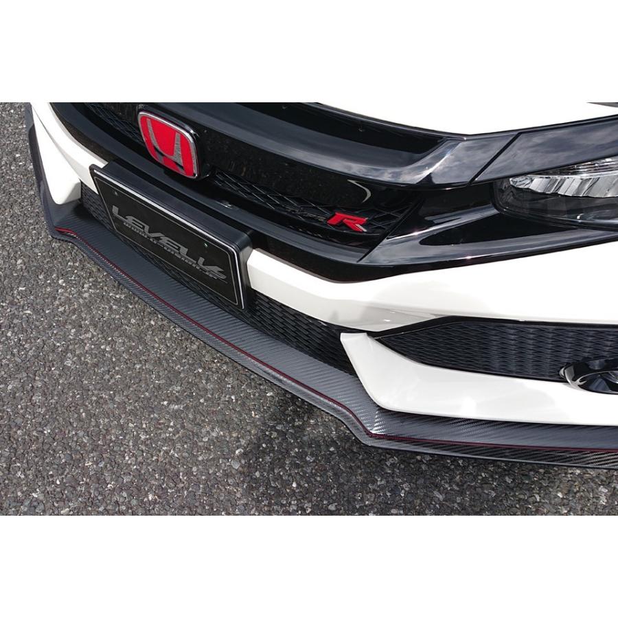 V-VISION シビックタイプR FK8 フロントリップスポイラー（ブラック