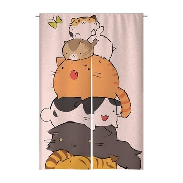 【客製化門簾】【贈桿發票】門簾北歐 片簾隔間簾 廁所門簾 書櫃遮擋簾 對開短門簾 擋煞門簾 餐廳門簾 門簾廁所