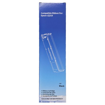 EPSON for LQ-310 LQ-310C 6入組 黑色相容色帶 適用 Epson LQ310 S015641 S015634