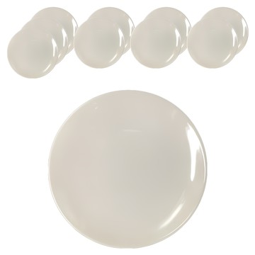 大同磁器 TATUNG 圓皿10入組 22.5cm 單色 磁器餐盤  1組