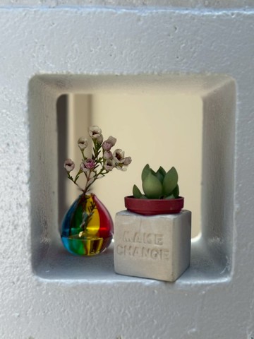 Make change 翻轉人生 多肉磁鐵盆栽