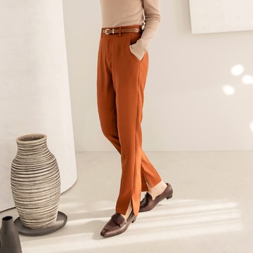 OB嚴選 PLUS+長纖腿．美型直筒西裝褲(一般/加長) 《BA6867》大尺碼/女裝/現貨