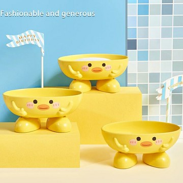 [Hare.D]現貨 站立 小黃鴨肥皂盒 香皂盒 肥皂盒 瀝水 香皂架 住宿 宿舍 用品