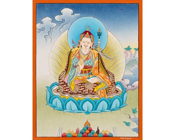 傳統上師唐卡  佛教工藝品