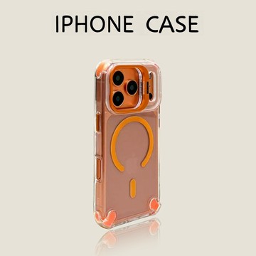 四角防摔 鏡頭支架 磁吸 i17手機殼 適用於 iPhone 17 16 15 14 13 12 Pro max 保護殼