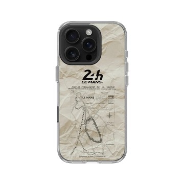 iPhone 16 Pro Clear Case（相機按鈕） 透明 - 24 Hours of Le Mans - 24H - Vintage Track