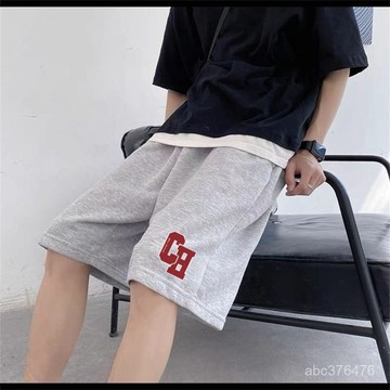 韓版潮流運動五分褲  運動短褲男 潮牌ins男生休閑短褲 五分褲男 百搭寬鬆 薄款短褲  休閑短褲男