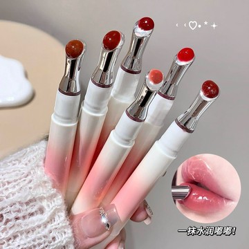 臺灣/✨脣泥【爆汁顯色】小熨斗脣蜜鏡面水光感脣釉保溼不沾杯嘟嘟脣口紅DFN
