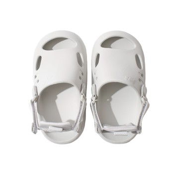 New Balance K8811 中童 童鞋 淺灰色 魔鬼氈 護趾 防水 小朋友 M楦 休閒 涼鞋 SYCLGC1