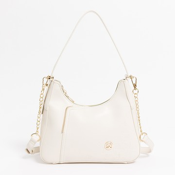 PLAYBOY - 肩背包附長背帶  Enticing系列 - 米白色