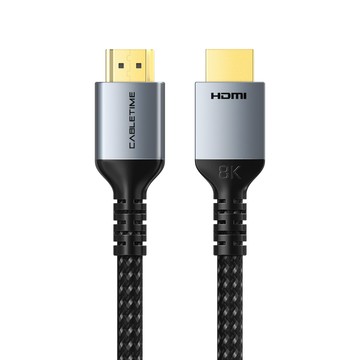 CABLETIME 認證版HDMI線2.1版 8K60Hz高清線3m