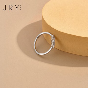鑲鉆皇冠戒指女純銀輕奢小眾 精致isn潮指環簡約網紅百搭食指戒女