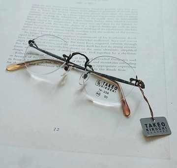 絕版老品全新 古董眼鏡  日本Takeo Kikuchi品牌 日本製絕版