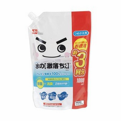 （まとめ）レック 水の激落ちくん つめかえ用 1000ml 1個 〔×5セット〕