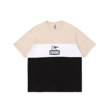 CHUMS Kearns Booby Face T-Shirt 男 短袖上衣 米灰色 CH012709G057