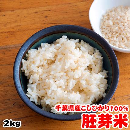 新米 お米 2kg 胚芽米 米 令和5年産 千葉県産 コシヒカリ 内のし対応 贈り物 贈り物