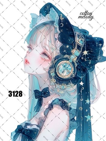 original sticker no.3128 人物貼紙 原創貼紙 原創人物貼紙 裝飾貼紙 cotton melody