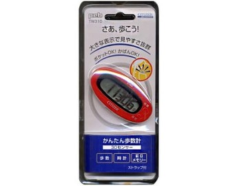 Citizen Digital Pedometer Red (TW310RD)