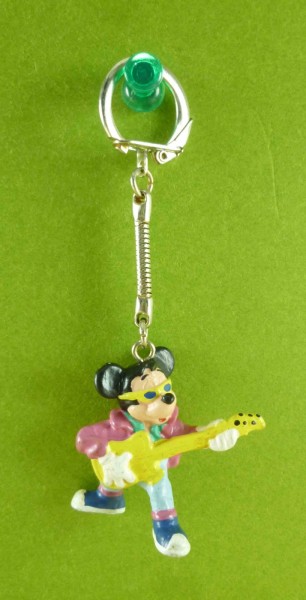 【震撼精品百貨】Micky Mouse_米奇/米妮 ~鎖圈-米奇吉他