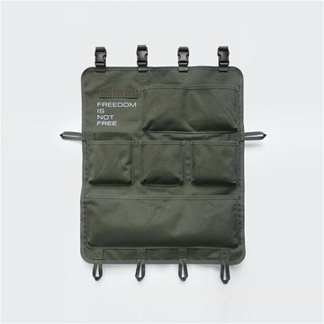 貓虎獸軍事風純色美式墻掛式收納雜物掛袋置物袋掛墻收納袋墻內衣