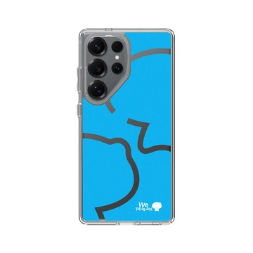 Galaxy S25 Ultra Clear 透明 - We TAIWAN : a-We Collection - a-We Mochi (藍)