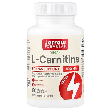 Jarrow Formulas, L-肉鹼，500 毫克，50 粒素食膠囊