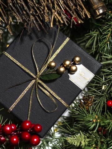 禮品圣誕小花束干花生日禮品禮物配飾禮盒包裝禮品迷你松果花束